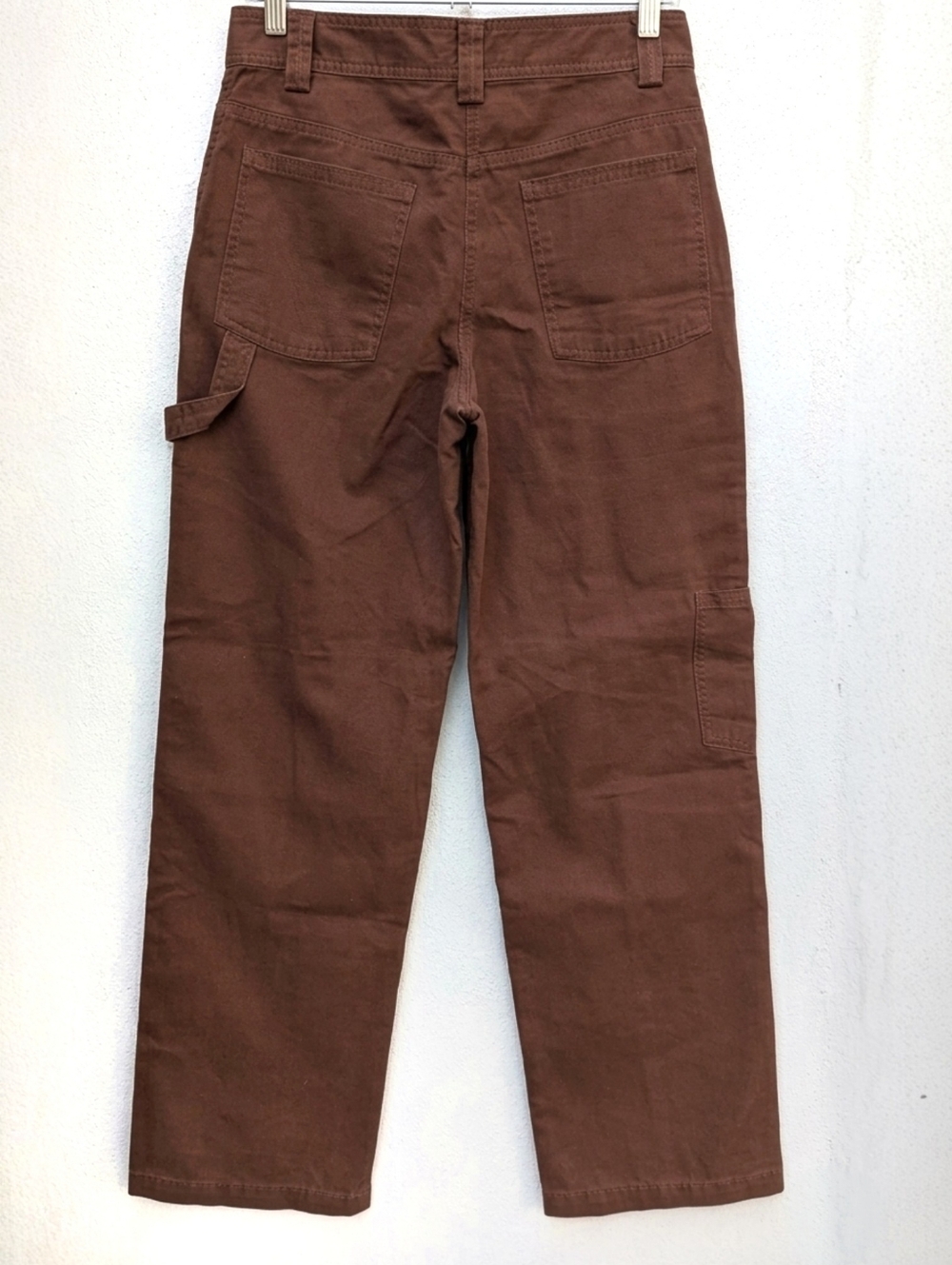 NWT Aritzia Sunday Best Oscar Cargo Pants Brown Utility Carpenter 90s Size 4 - Picture 3 of 8